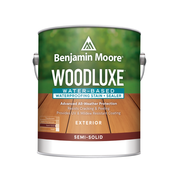 Woodluxe® Water-Based Exterior Stain - Semi-Solid