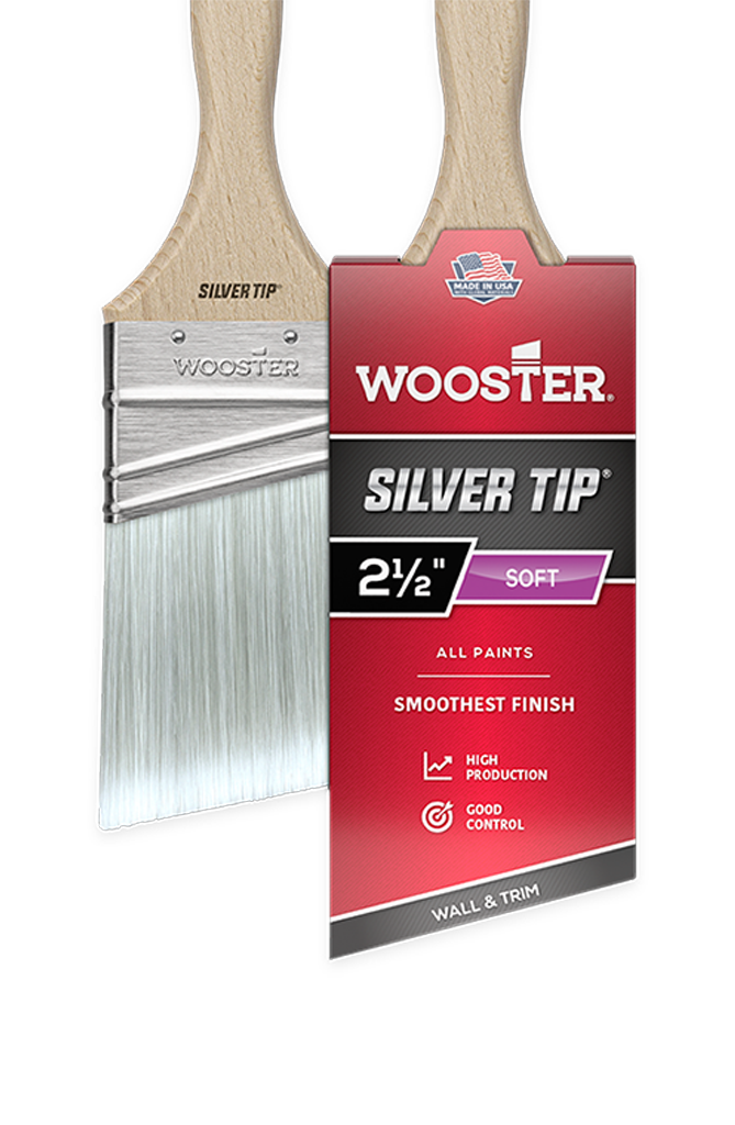 Wooster Silver Tip Angle Sash Brush - Soft