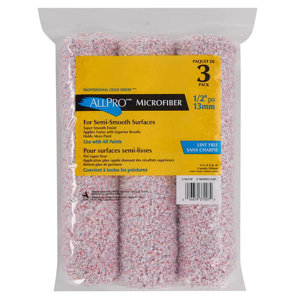 AllPro Microfiber Roller - 3 Pack