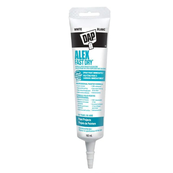 DAP Alex Fast Dry (Acrylic Latex Caulk Plus Silicone) White
